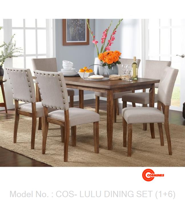 COS- LULU DINING SET (1+6)